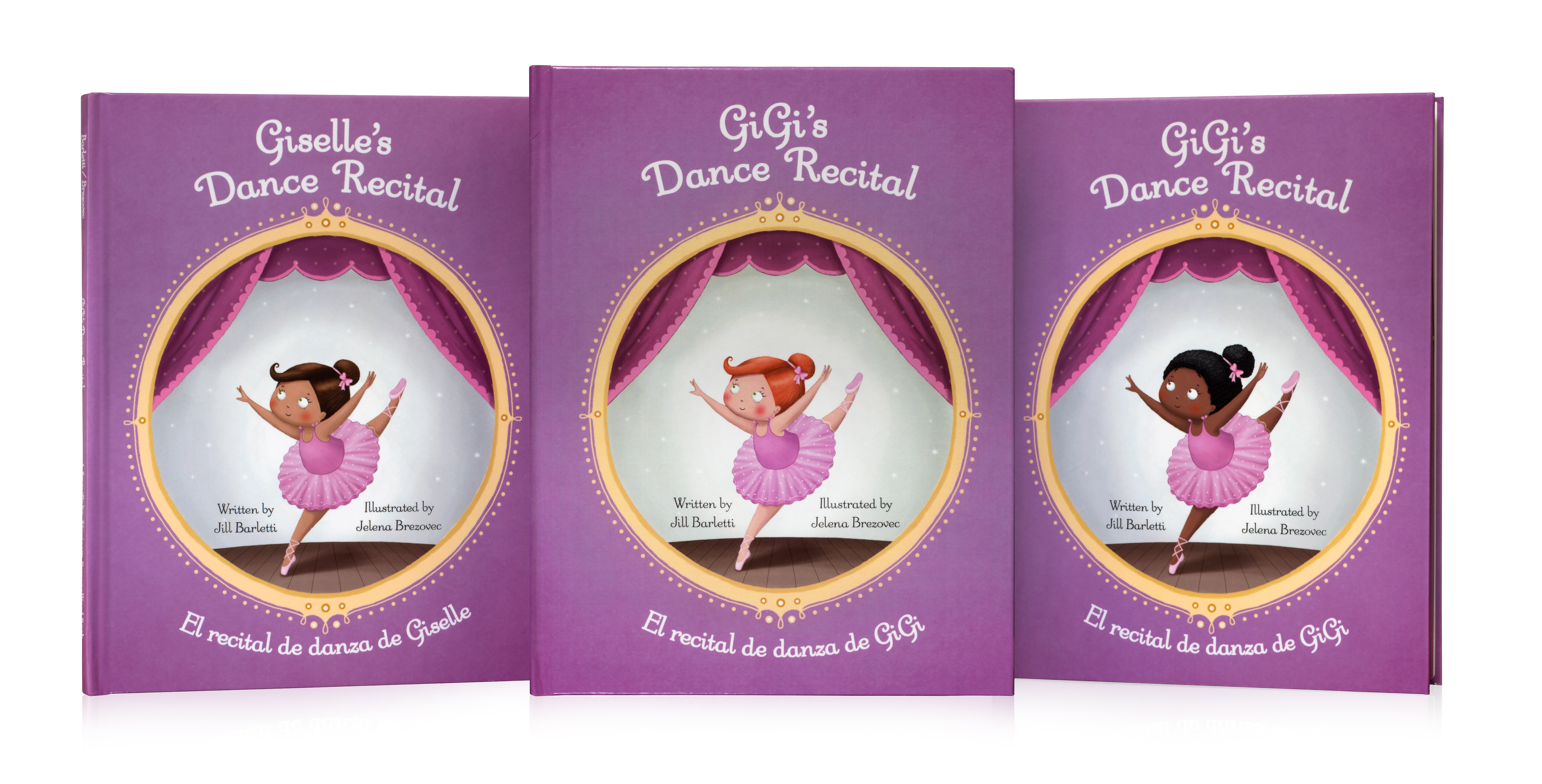 Dance Recital, a bilingual personalzed children's book from Snowflake Stories