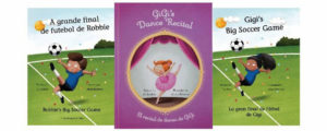 The Big Soccer Game & Dance Recital - bilingual personalized children's books from Snowflake Stories